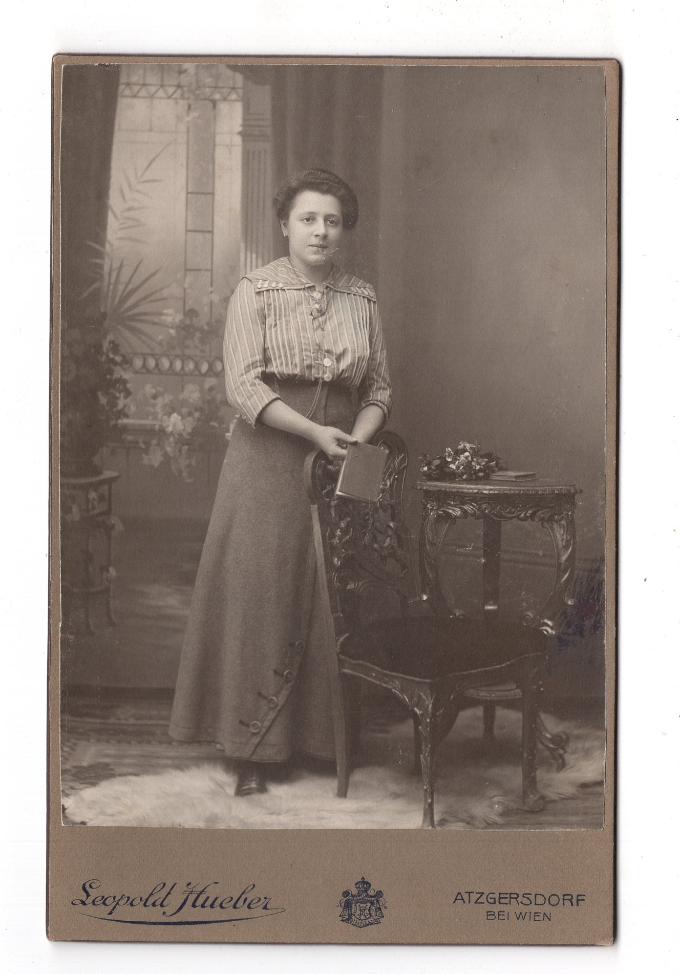 Fotografie Feine Dame - Atzgersdorf bei Wien 1900er / CAB W-19