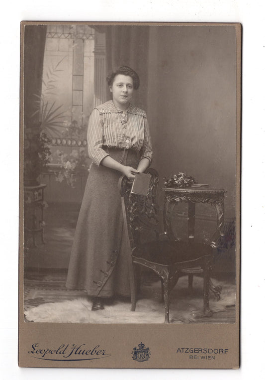Fotografie Feine Dame - Atzgersdorf bei Wien 1900er / CAB W-19