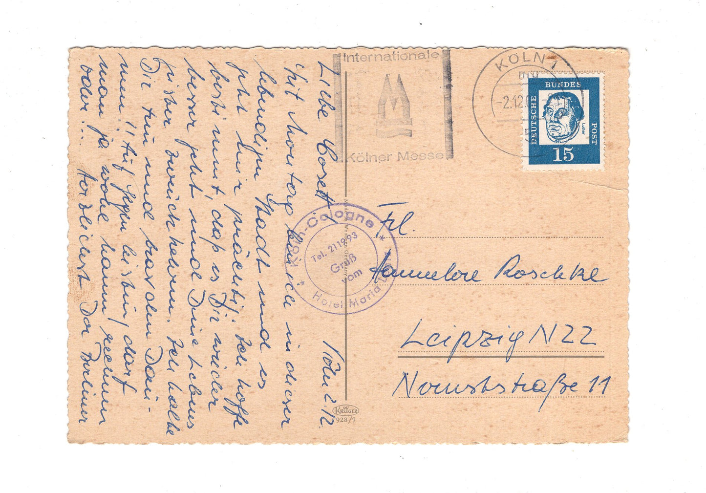 Ansichtskarte Köln am Rhein / G1-56