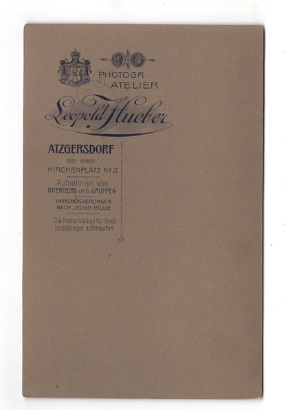 Fotografie Feine Dame - Atzgersdorf bei Wien 1900er / CAB W-19