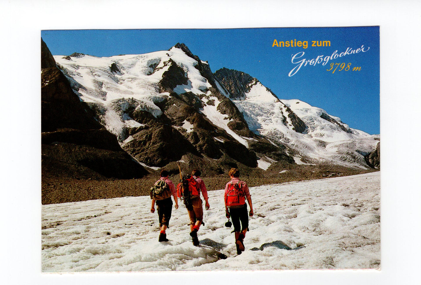 Ansichtskarte Großglockner-Hochalpenstraße / Pasterzengletscher / Österreich