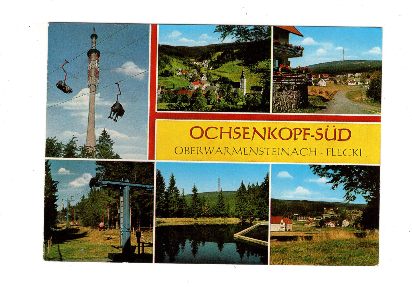 Ansichtskarte Ochsenkopf-Süd / Oberwarmensteinach-Fleckl