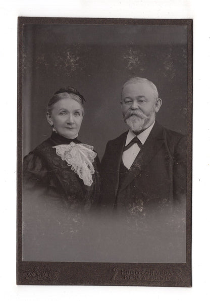 Fotografie Feines Paar - Pirna um 1910 / CAB X-34