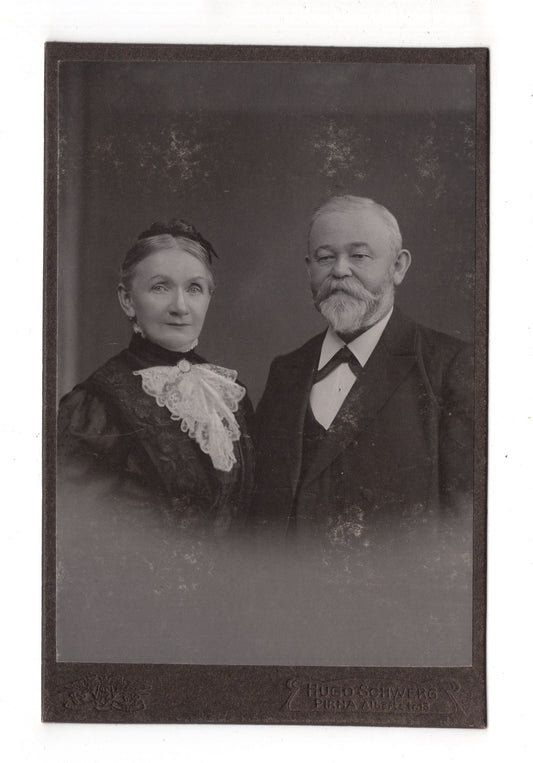 Fotografie Feines Paar - Pirna um 1910 / CAB X-34