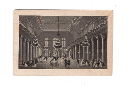 Fotografie Kunst / Historische Gebäudeansicht / Halle / Saal - 1870er