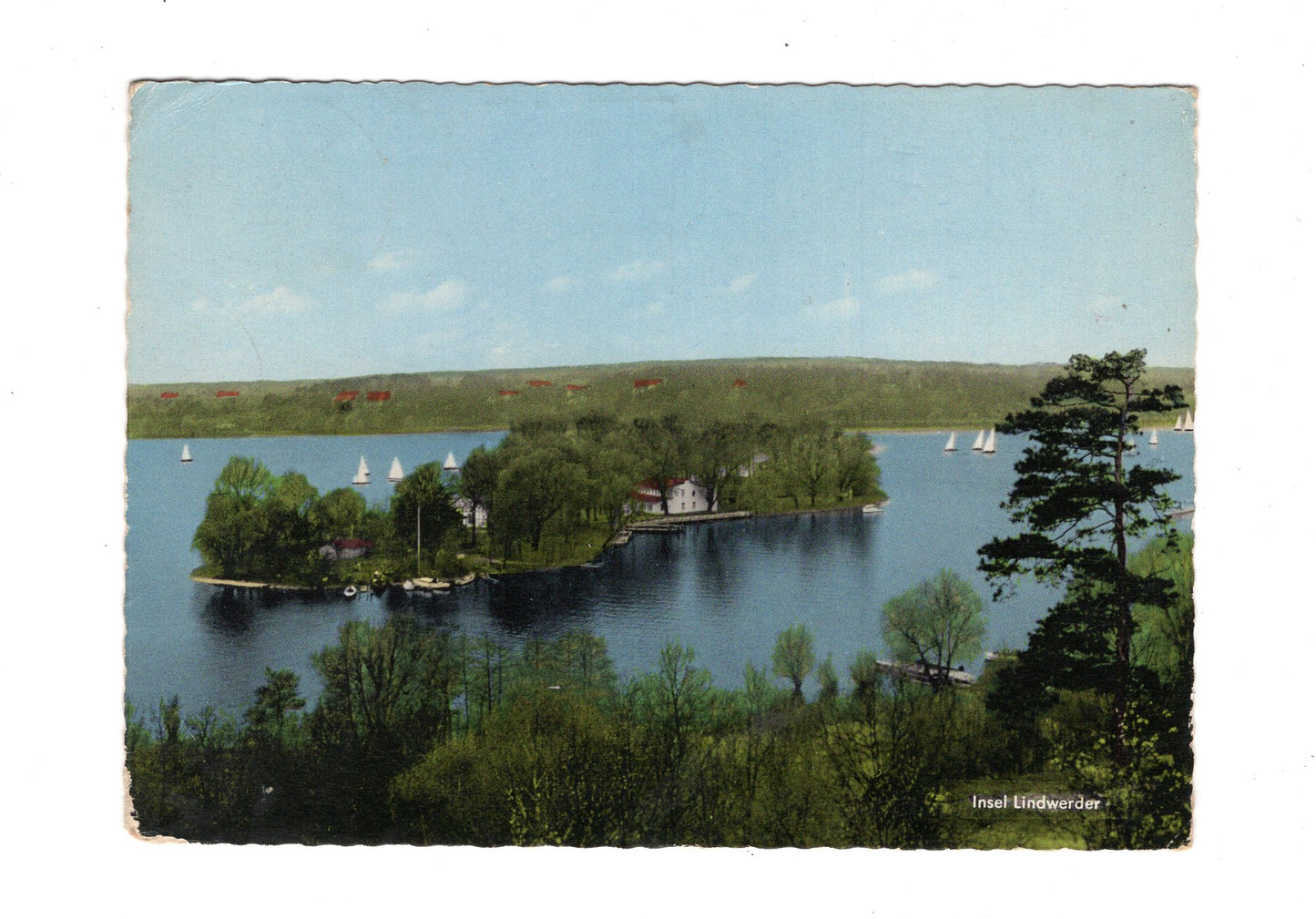 Ansichtskarte Insel Lindwerder