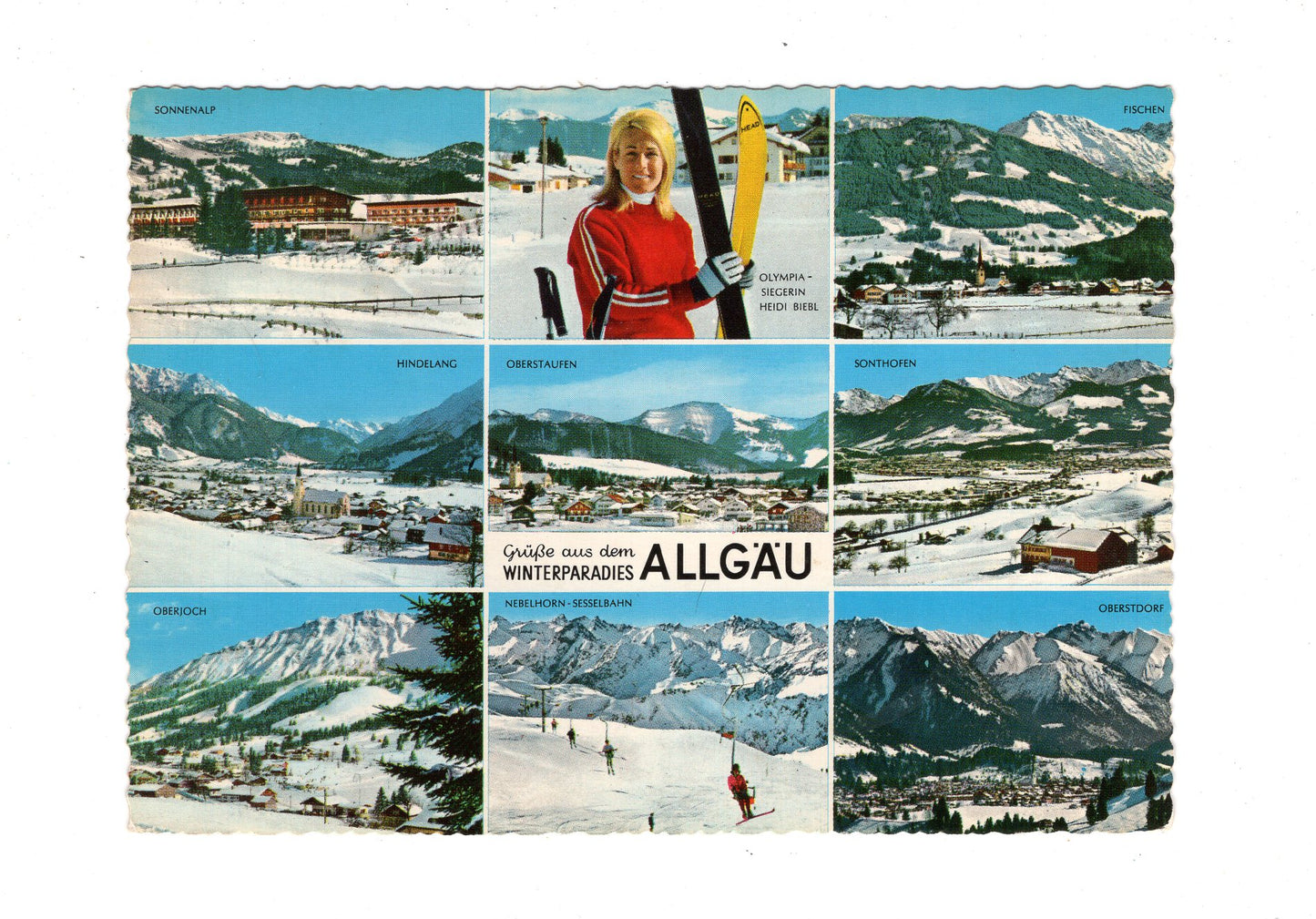 Ansichtskarte Winterparadies Allgäu / H1-53