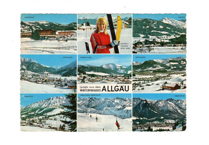 Ansichtskarte Winterparadies Allgäu / H1-53