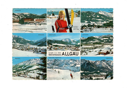 Ansichtskarte Winterparadies Allgäu / H1-53