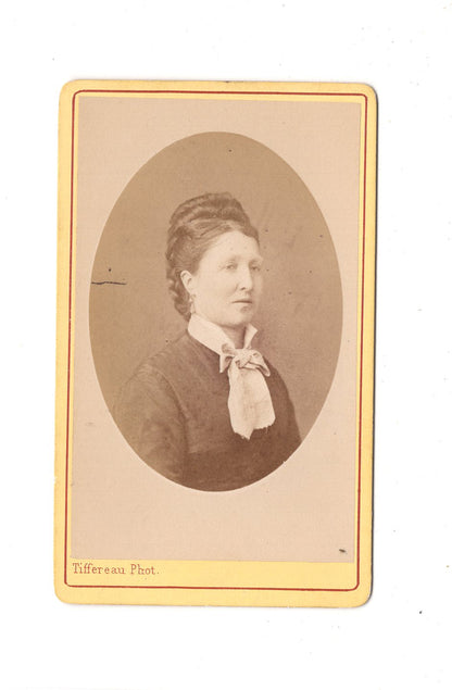 Fotografie Damenportrait - Grenelle-Paris 1870er / CDV C1-01