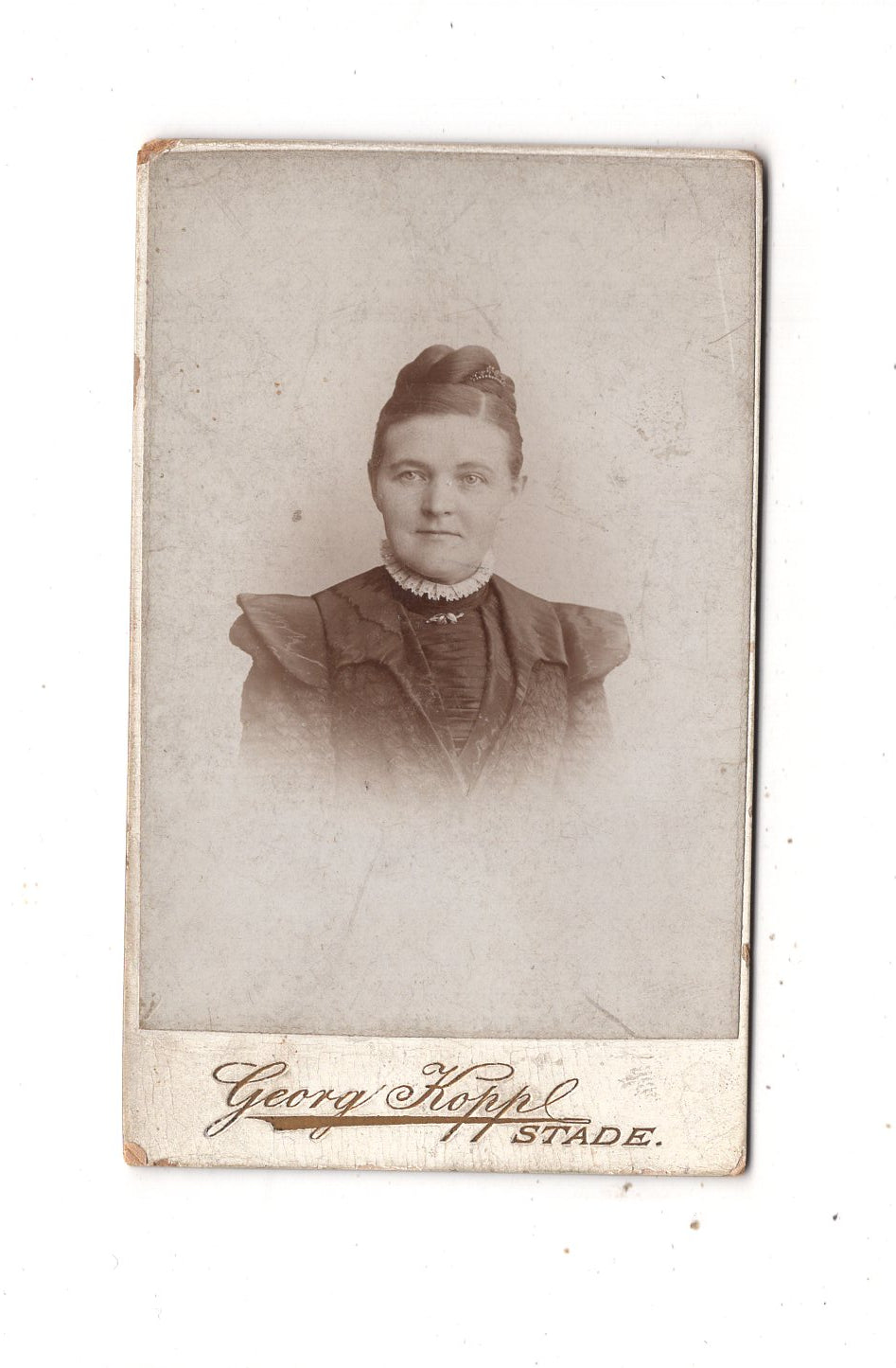 Fotografie Damenportrait - Stade 1890er / CDV N1-11