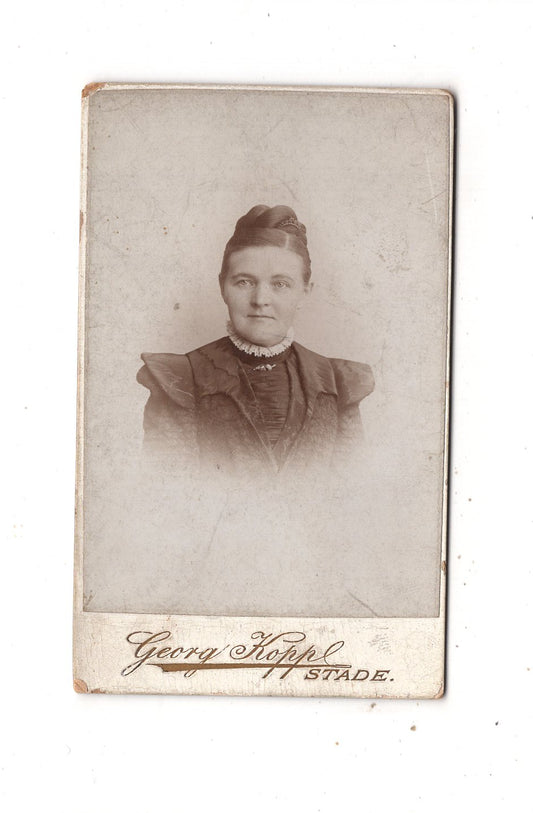 Fotografie Damenportrait - Stade 1890er / CDV N1-11