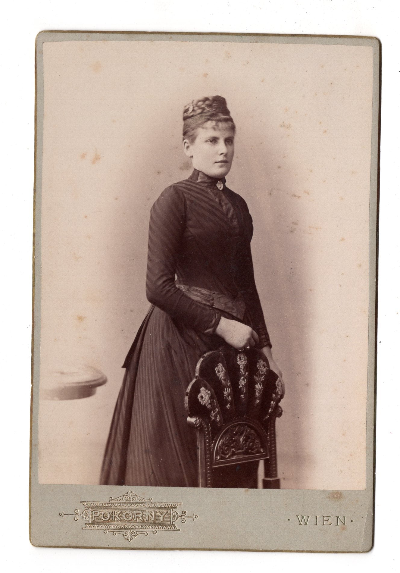 Fotografie Feine Dame - Wien 1889 / CAB W-19