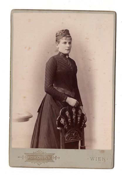 Fotografie Feine Dame - Wien 1889 / CAB W-19