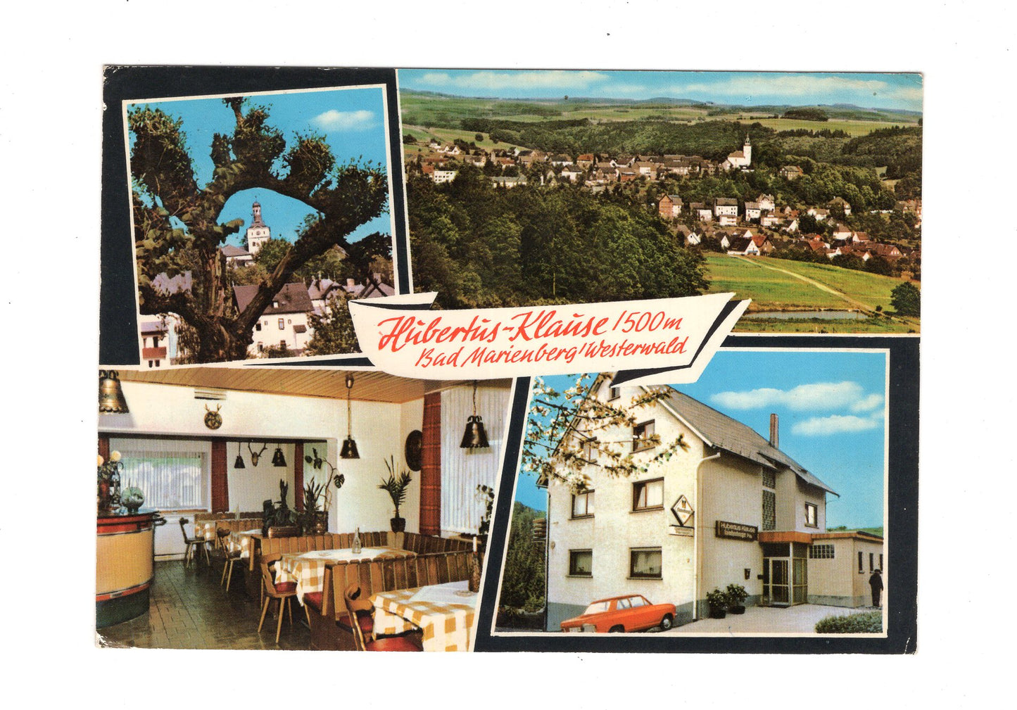 Ansichtskarte Bad Marienberg / Westerwald / Hubertus-Klause