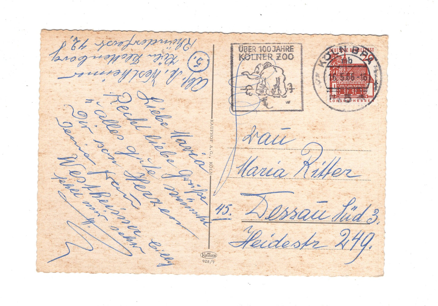 Ansichtskarte Köln am Rhein / G1-56