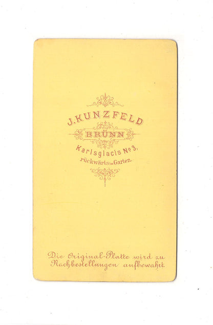 Fotografie Herrenportrait - Brünn 1870er / CDV C1-19