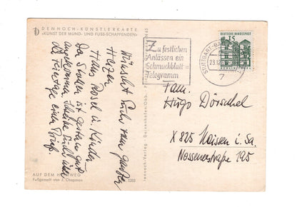 Ansichtskarte Feiertage / Frohe Weihnachten / K1-59