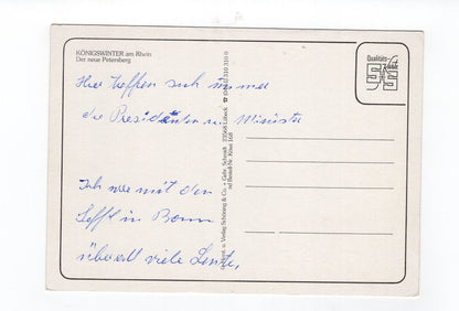 Ansichtskarte Königswinter am Rhein / Der neue Petersberg