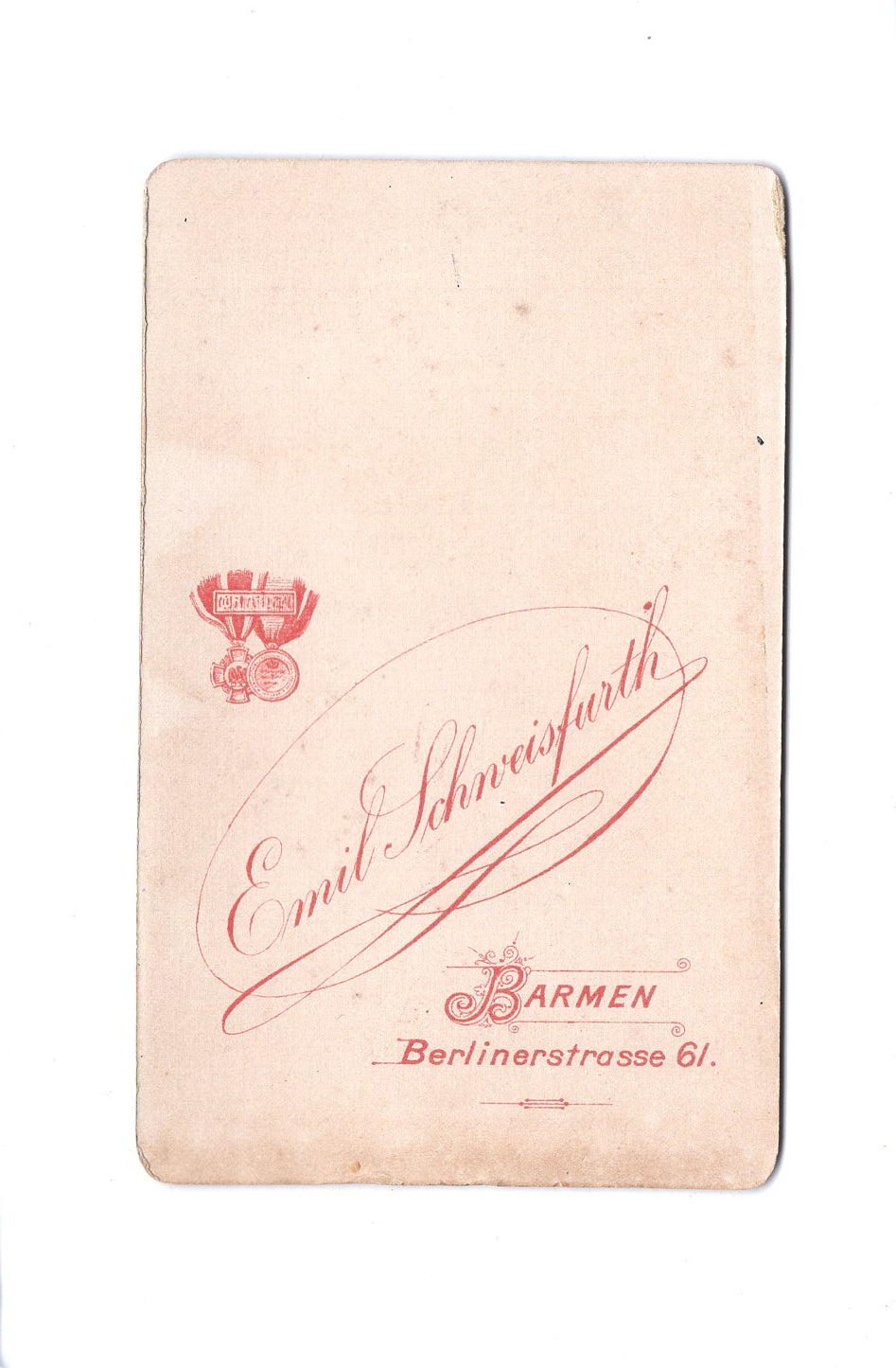 Fotografie Damenportrait - Barmen 1890er