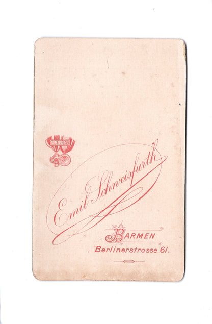 Fotografie Damenportrait - Barmen 1890er