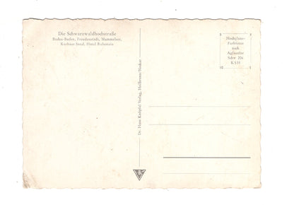 Ansichtskarte Schwarzwaldhochstraße / Baden-Baden +++ / K1-56