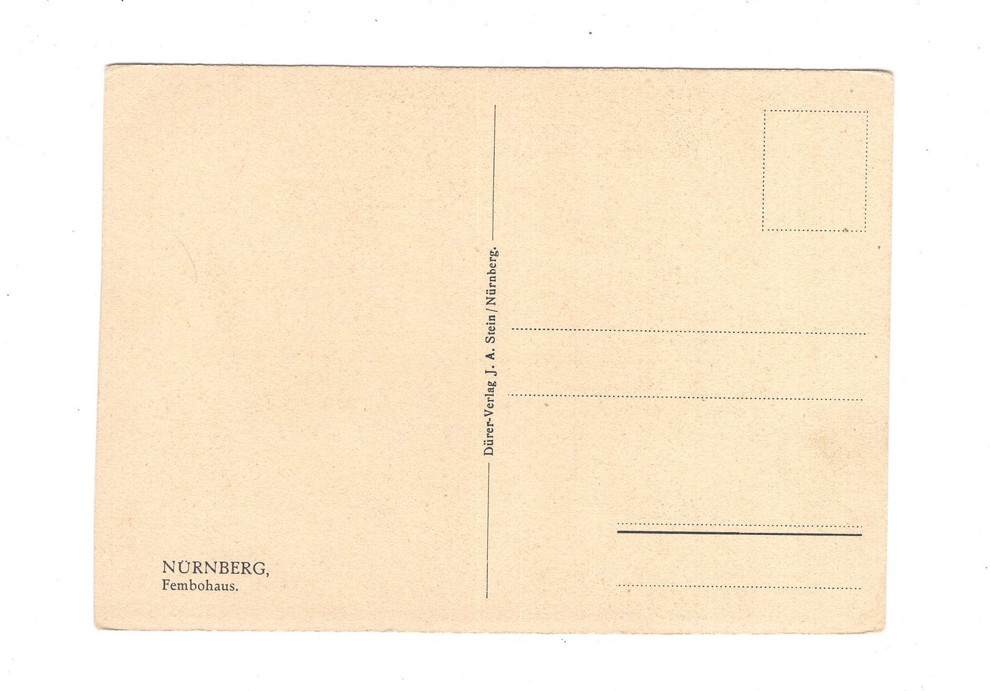 Ansichtskarte Nürnberg / Fembohaus