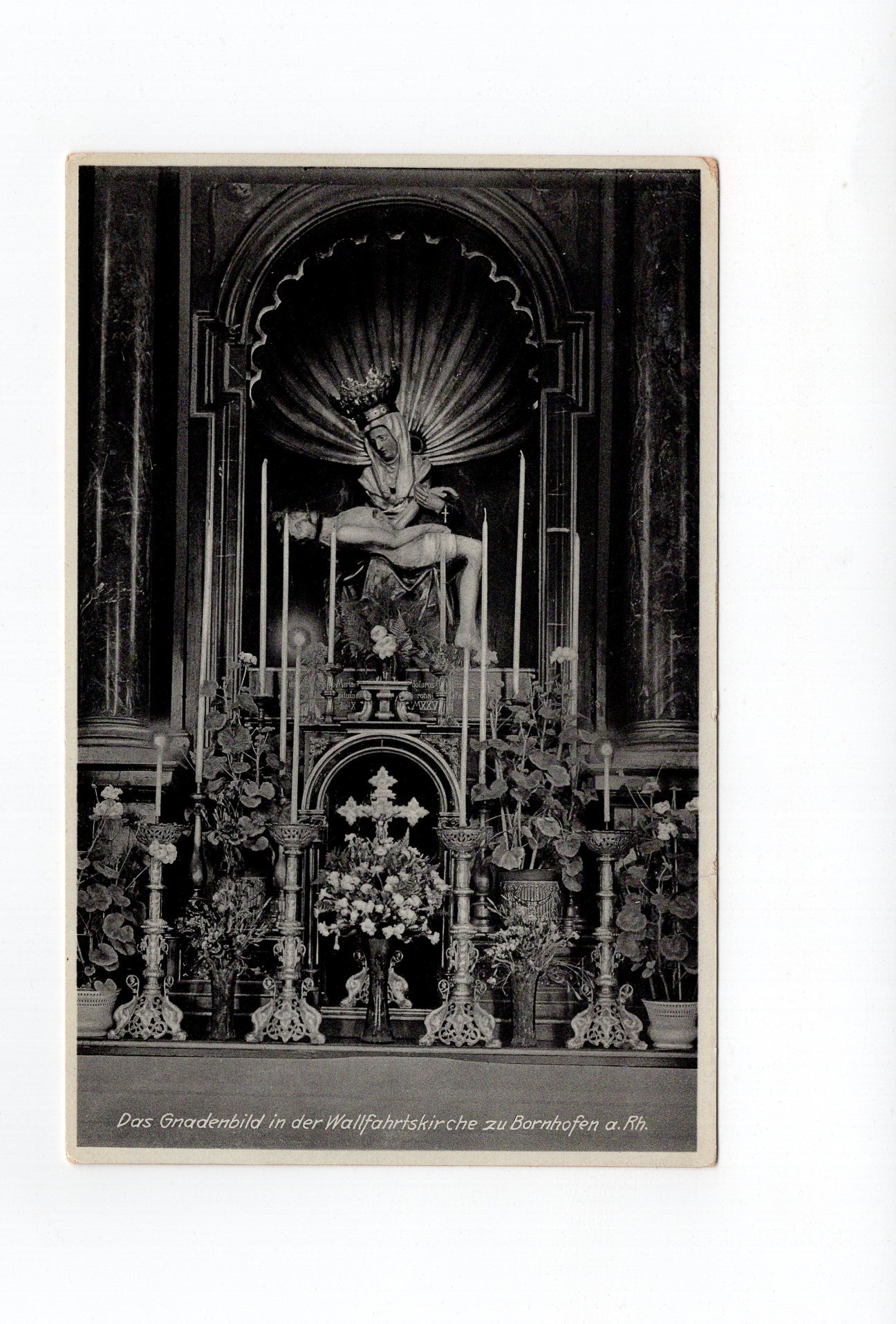 Ansichtskarte Gnadenbild in der Wallfahrtskirche  zu Bornhofen am Rhein