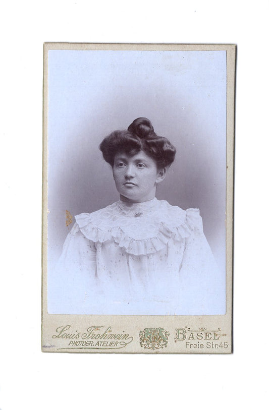 Fotografie Damenportrait - Basel / Schweiz 1890er