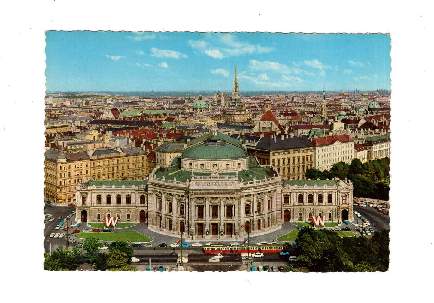 Ansichtskarte Wien / Burgtheater / Österreich