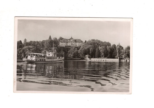 Ansichtskarte Insel Mainau im Bodensee / Schloss vom See / J1-64