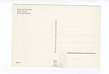 Ansichtskarte Zürich und Zürichsee / Schweiz