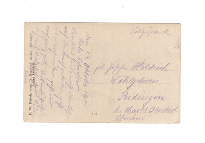 Ansichtskarte / Foto / Feldpost Gruppenbild Soldaten - Lager Lechfeld