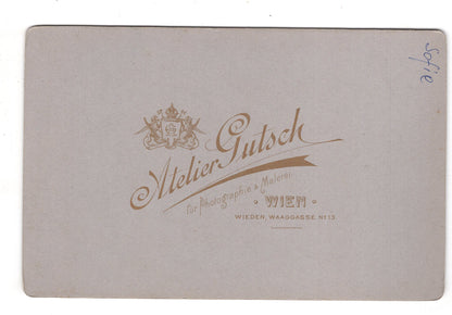 Fotografie Feine Dame - Wien 1890er / CAB W-19