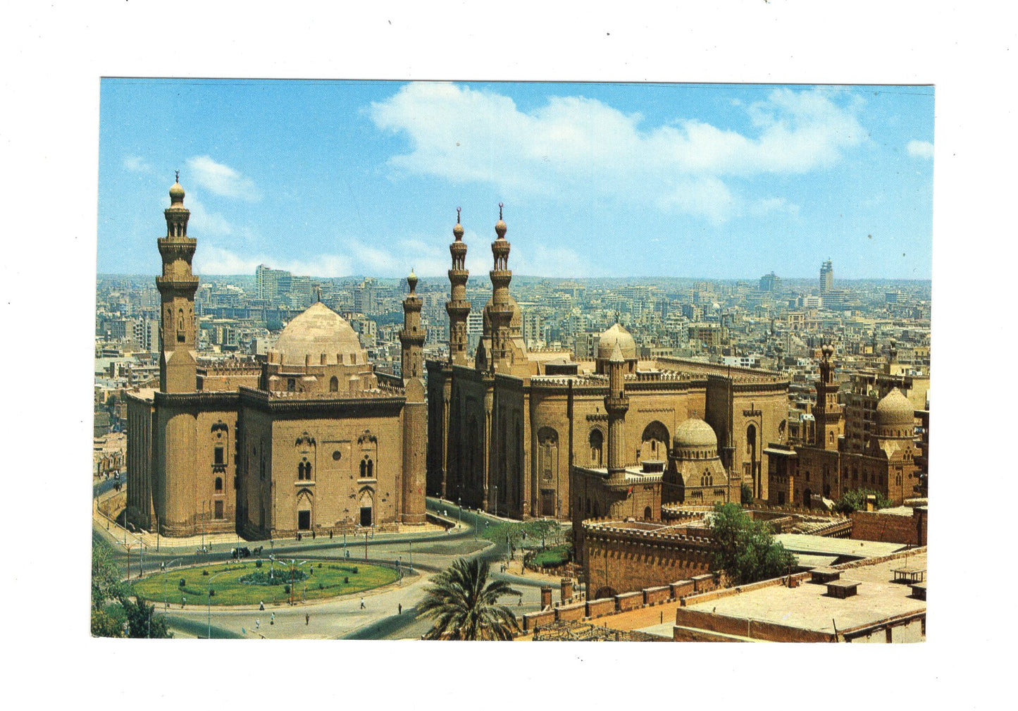 Ansichtskarte Kairo / Sultan Hassan und El-Riffaie Moscheen / Ägypten