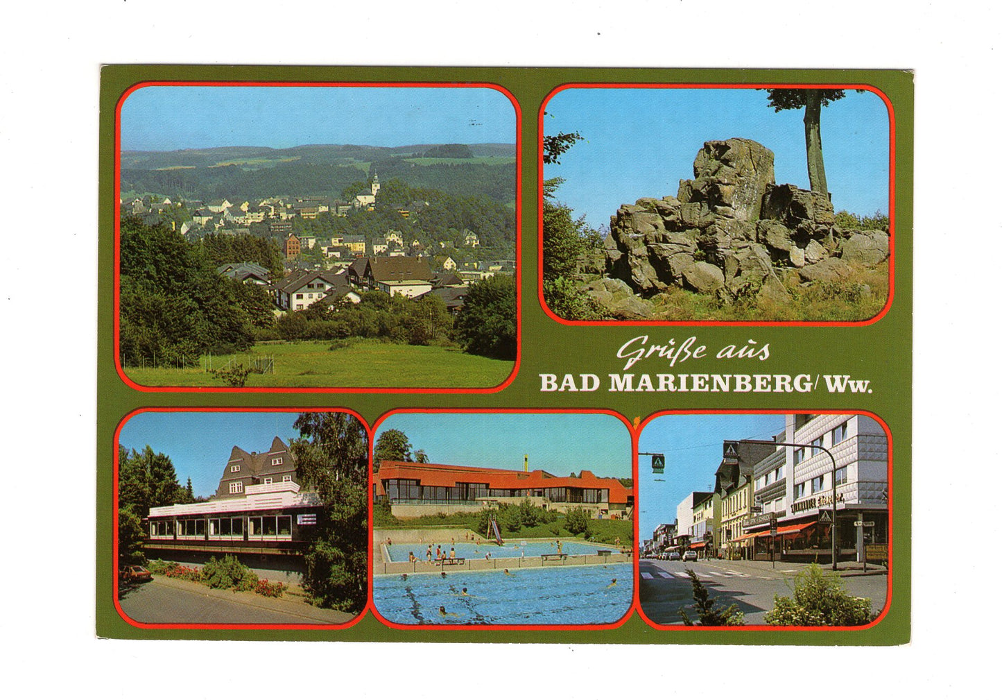 Ansichtskarte Bad Marienberg / Westerwald