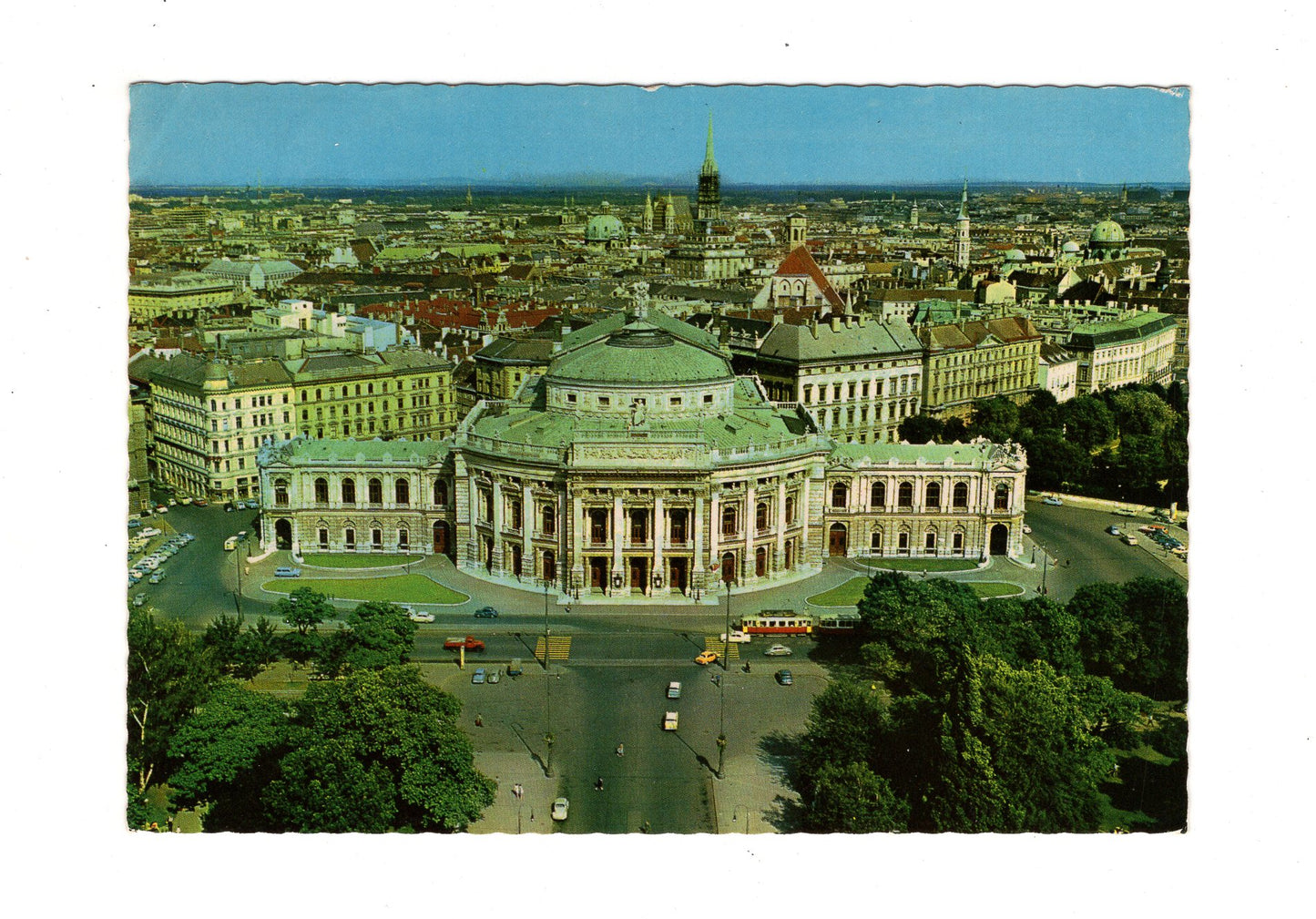 Ansichtskarte Wien / Burgtheater / Österreich