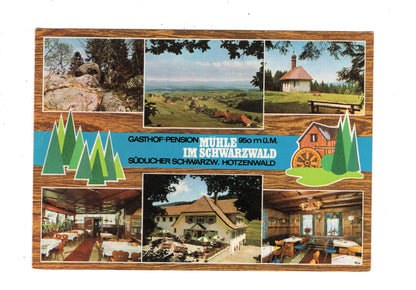Ansichtskarte Gasthaus Pension Mühle im Schwarzwald / Hornberg-Atdorf / K1-56