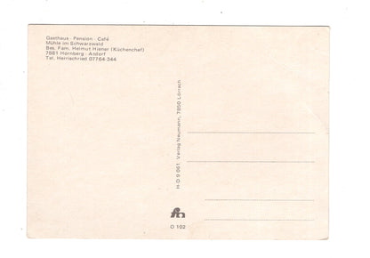 Ansichtskarte Gasthaus Pension Mühle im Schwarzwald / Hornberg-Atdorf / K1-56