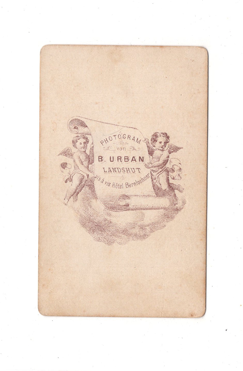 Fotografie Herrenportrait - Landshut um 1870 / CDV C1-19