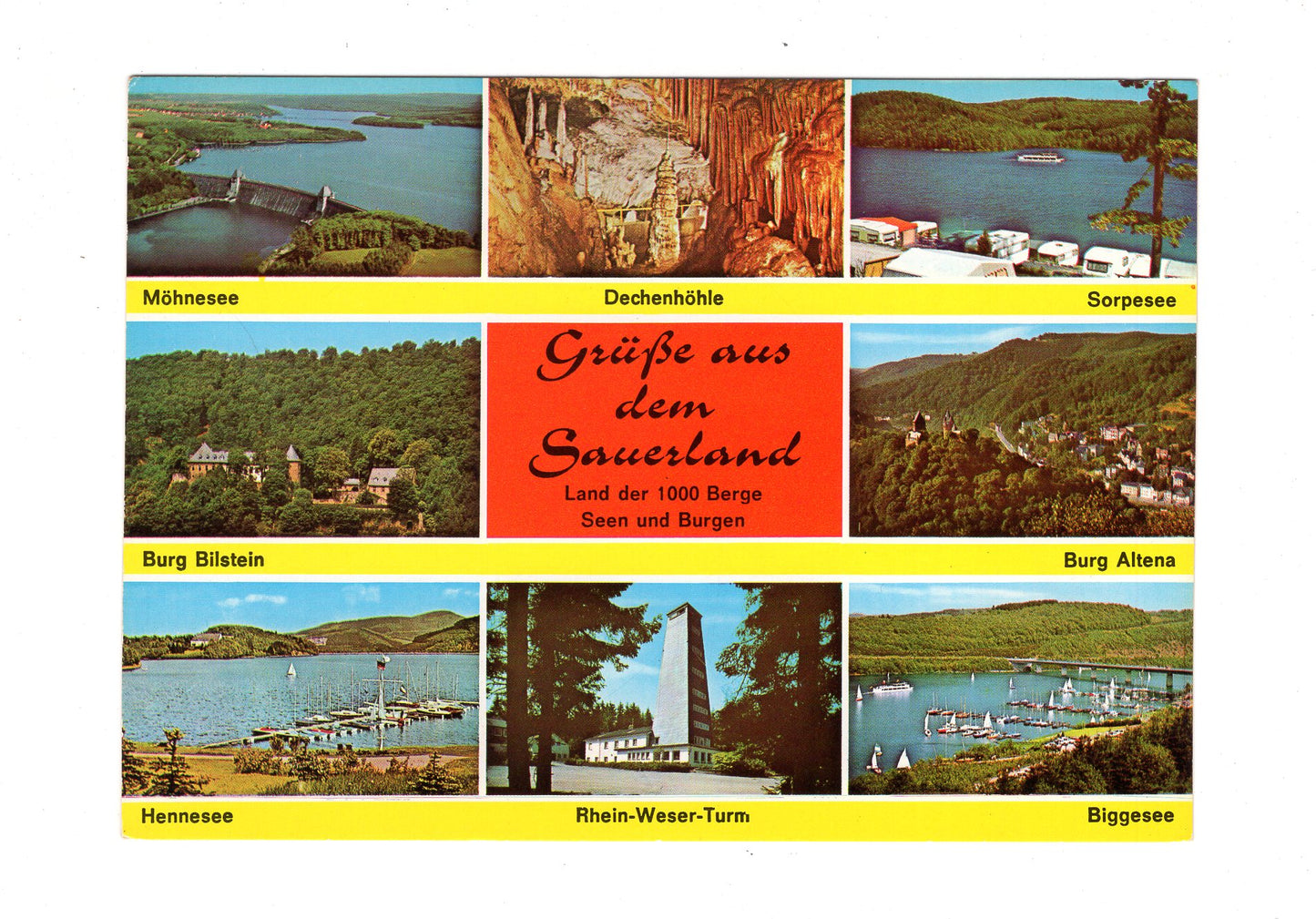 Ansichtskarte Grüße aus dem Sauerland / H1-70