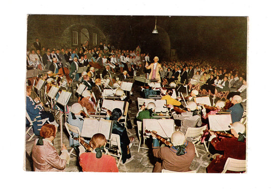 Ansichtskarte Sommerspiele Koblenz / Serenade im Blumenhof