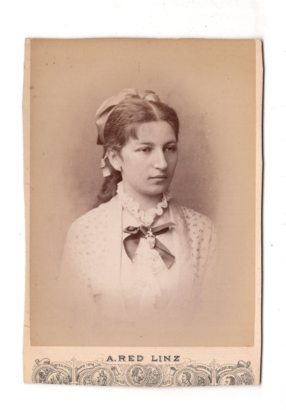 Fotografie Feine Dame - Linz 1870er / CAB W-19