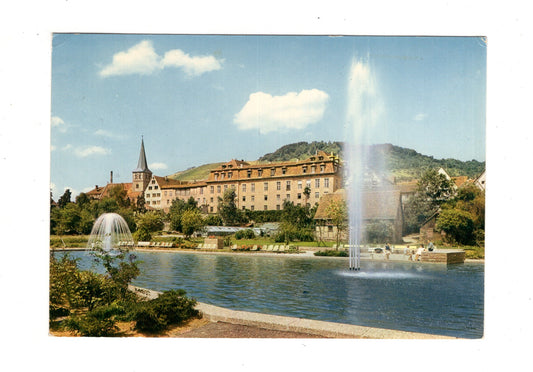 Ansichtskarte Ingelfingen / Kuranlage und Altes Schloss