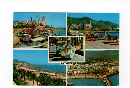 Ansichtskarte Sitges / Spanien