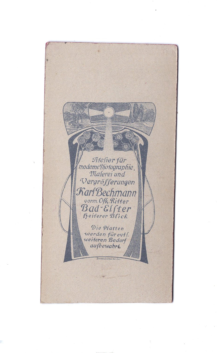 Fotografie Feine Dame - Bad Elster um 1910