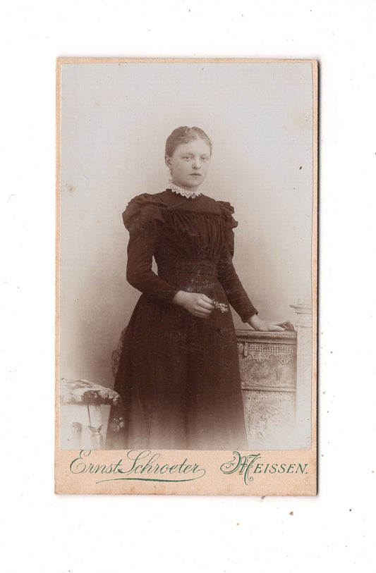 Fotografie Feine Dame - Meißen 1890er