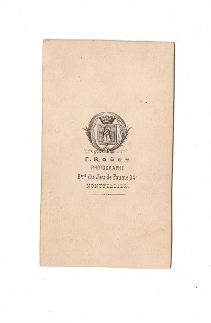 Fotografie Herrenportrait - Montpellier 1860er / CDV C1-19