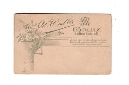 Fotografie Damenportrait - Görlitz 1890er / CDV N1-11