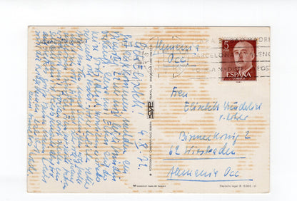 Ansichtskarte Sitges / Spanien